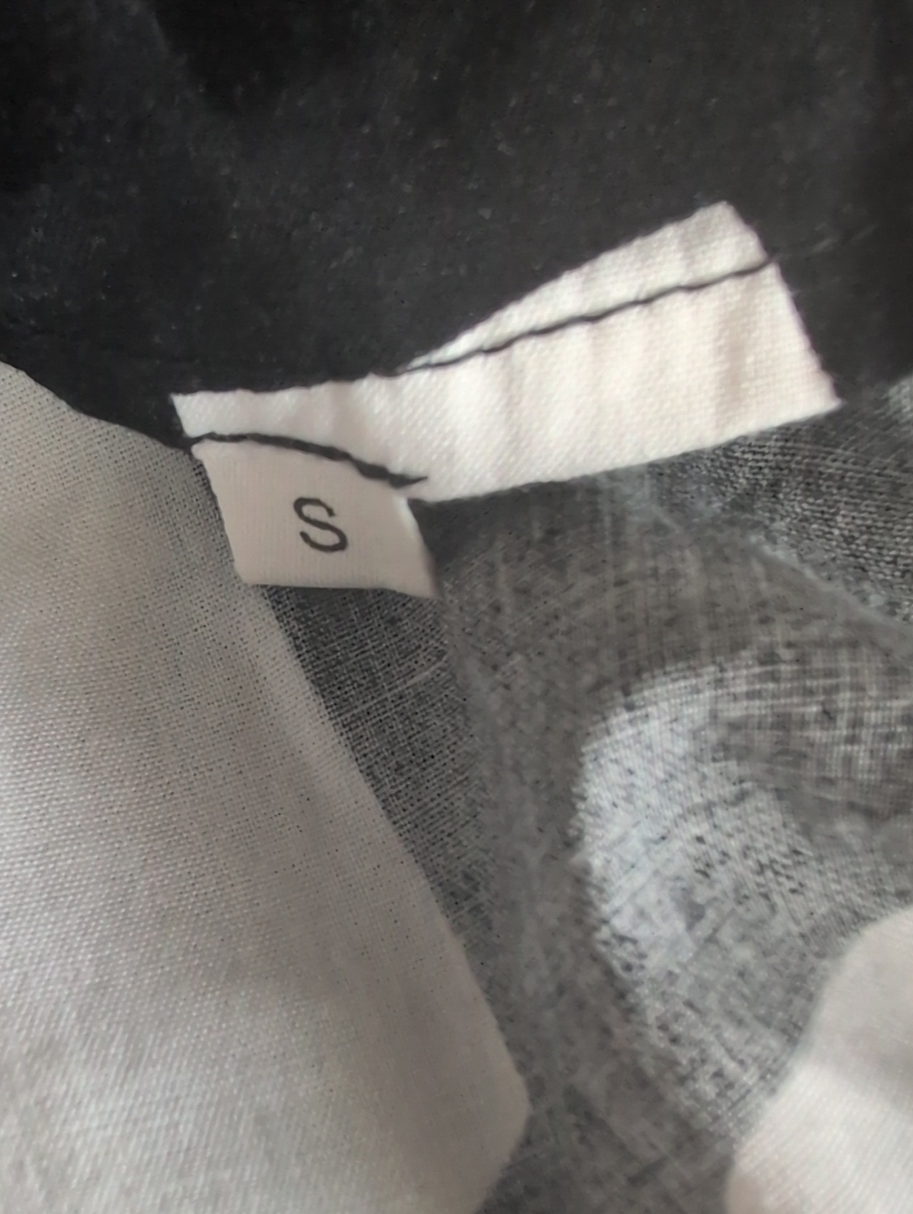 Yes No Black & White Geometric Maxi Summer Sun Dress Small - Picture 7 of 8